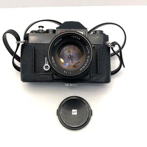 GAF L-ES 35MM Camera With Chinon 55mm Lens 1:1.4 Japan